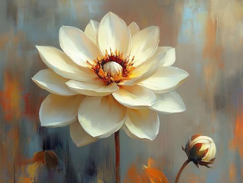 Blume Diamond Painting Erwachsene Groß XXL 25x35cm, 5D Diamond Painting Künstlerisch, DIY Runden Steine Kristall Kunst Basteln Erwachsene Anfänger Set, Wand Deko Wohnzimmer, Geschenke Frauen 32-Z60 Blume Diamond Painting Erwachsene Groß XXL 25x35cm, 5D Diamond Painting Künstlerisch, DIY Runden Steine Kristall Kunst Basteln Erwachsene Anfänger Set, Wand Deko Wohnzimmer, Geschenke Frauen 32-Z60 von GOUFEENG