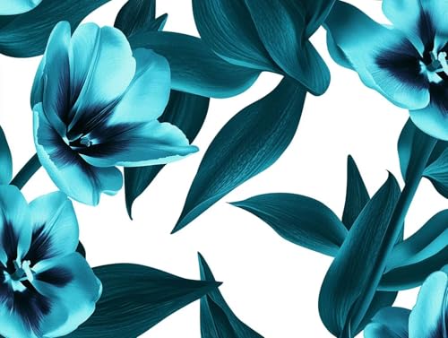 Blume Diamond Painting Erwachsene Groß XXL 40x55cm, 5D Diamond Painting Blau, DIY Runden Steine Kristall Kunst Basteln Erwachsene Anfänger Set, Wand Deko Wohnzimmer, Geschenke für Frauen PC-4O1 Blume Diamond Painting Erwachsene Groß XXL 40x55cm, 5D Diamond Painting Blau, DIY Runden Steine Kristall Kunst Basteln Erwachsene Anfänger Set, Wand Deko Wohnzimmer, Geschenke für Frauen PC-4O1 von GOUFEENG
