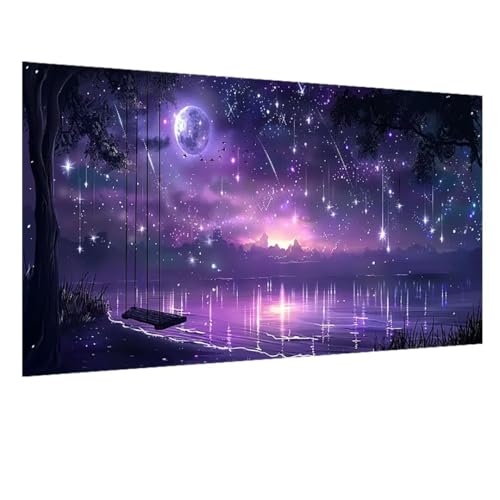 DIY 5D Diamond Painting See, Diamant Painting Bilder Swing, Diamond Painting Erwachsene Viereckige Steine Crystal Art Paintings für Zimmer Deko Wand Aesthetic, Frauen für Geschenk 35x85cm W-5463 DIY 5D Diamond Painting See, Diamant Painting Bilder Swing, Diamond Painting Erwachsene Viereckige Steine Crystal Art Paintings für Zimmer Deko Wand Aesthetic, Frauen für Geschenk 35x85cm W-5463 von GOUFEENG