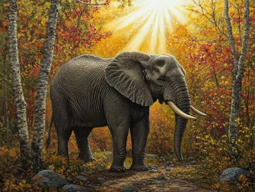 Elefant Diamond Painting Erwachsene Groß XXL 20x30 cm, 5D Diamond Painting Orange Color, DIY Runden Steine Kristall Kunst Basteln Erwachsene Anfänger Set, Wand Deko Wohnzimmer, Geschenke IC-Y4P Elefant Diamond Painting Erwachsene Groß XXL 20x30 cm, 5D Diamond Painting Orange Color, DIY Runden Steine Kristall Kunst Basteln Erwachsene Anfänger Set, Wand Deko Wohnzimmer, Geschenke IC-Y4P von GOUFEENG