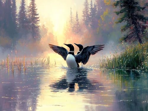 Ente Diamond Painting Erwachsene Groß XXL 20x30cm, 5D Diamond Painting Landschaft, DIY Runden Steine Kristall Kunst Basteln Erwachsene Anfänger Set, Wand Deko Wohnzimmer, Geschenke für Frauen 8L-37X Ente Diamond Painting Erwachsene Groß XXL 20x30cm, 5D Diamond Painting Landschaft, DIY Runden Steine Kristall Kunst Basteln Erwachsene Anfänger Set, Wand Deko Wohnzimmer, Geschenke für Frauen 8L-37X von GOUFEENG