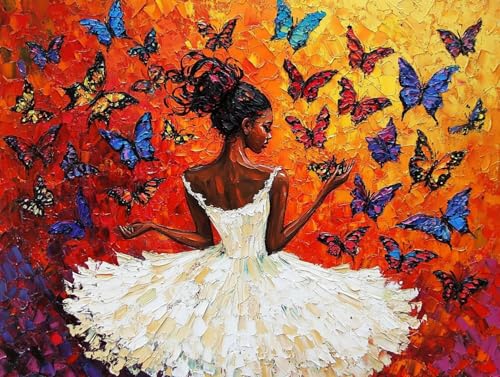 Frau Diamond Painting Erwachsene Groß XXL 20x30cm, 5D Diamond Painting Schmetterling, DIY Runden Steine Kristall Kunst Basteln Erwachsene Anfänger Set, Wand Deko Wohnzimmer, Geschenke Frauen L4-65E Frau Diamond Painting Erwachsene Groß XXL 20x30cm, 5D Diamond Painting Schmetterling, DIY Runden Steine Kristall Kunst Basteln Erwachsene Anfänger Set, Wand Deko Wohnzimmer, Geschenke Frauen L4-65E von GOUFEENG