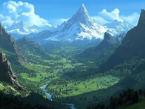 Gebirge Diamond Painting Erwachsene Groß XXL 20x30cm, 5D Diamond Painting Snow Mountain, DIY Runden Steine Kristall Kunst Basteln Erwachsene Anfänger Set, Wand Deko Wohnzimmer, Geschenke 22-94Q Gebirge Diamond Painting Erwachsene Groß XXL 20x30cm, 5D Diamond Painting Snow Mountain, DIY Runden Steine Kristall Kunst Basteln Erwachsene Anfänger Set, Wand Deko Wohnzimmer, Geschenke 22-94Q von GOUFEENG