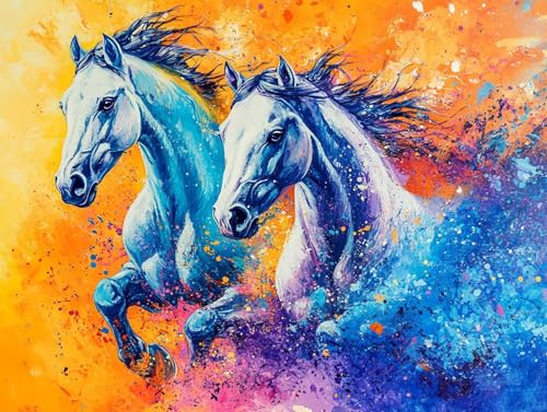 Horse Diamond Painting Erwachsene Groß XXL 20x30cm, 5D Diamond Painting Künstlerisch, DIY Runden Steine Kristall Kunst Basteln Erwachsene Anfänger Set, Wand Deko Wohnzimmer, Geschenke Frauen R0-G7J Horse Diamond Painting Erwachsene Groß XXL 20x30cm, 5D Diamond Painting Künstlerisch, DIY Runden Steine Kristall Kunst Basteln Erwachsene Anfänger Set, Wand Deko Wohnzimmer, Geschenke Frauen R0-G7J von GOUFEENG