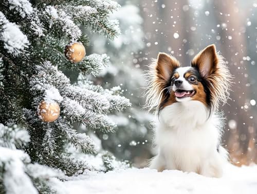 Hund Diamond Painting Erwachsene Groß XXL 25x35cm, 5D Diamond Painting Schnee, DIY Runden Steine Kristall Kunst Basteln Erwachsene Anfänger Set, Wand Deko Wohnzimmer, Geschenke für Frauen 7T-2JY Hund Diamond Painting Erwachsene Groß XXL 25x35cm, 5D Diamond Painting Schnee, DIY Runden Steine Kristall Kunst Basteln Erwachsene Anfänger Set, Wand Deko Wohnzimmer, Geschenke für Frauen 7T-2JY von GOUFEENG