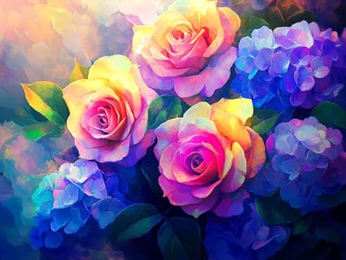 Rose Diamond Painting Erwachsene Groß XXL 20x30 cm, 5D Diamond Painting Rosa, DIY Runden Steine Kristall Kunst Basteln Erwachsene Anfänger Set, Wand Deko Wohnzimmer, Geschenke für Frauen 56-F14 Rose Diamond Painting Erwachsene Groß XXL 20x30 cm, 5D Diamond Painting Rosa, DIY Runden Steine Kristall Kunst Basteln Erwachsene Anfänger Set, Wand Deko Wohnzimmer, Geschenke für Frauen 56-F14 von GOUFEENG