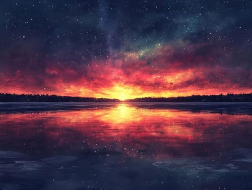 Sonnenuntergang Diamond Painting Erwachsene Groß XXL 35x45cm, 5D Diamond Painting Landschaft, DIY Runden Steine Kristall Kunst Basteln Erwachsene Anfänger Set, Wand Deko Wohnzimmer, Geschenke C9-6N1 Sonnenuntergang Diamond Painting Erwachsene Groß XXL 35x45cm, 5D Diamond Painting Landschaft, DIY Runden Steine Kristall Kunst Basteln Erwachsene Anfänger Set, Wand Deko Wohnzimmer, Geschenke C9-6N1 von GOUFEENG
