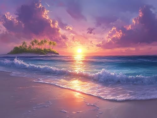 Strand Diamond Painting Erwachsene Groß XXL 40x55cm, 5D Diamond Painting Sonnenuntergang, DIY Runden Steine Kristall Kunst Basteln Erwachsene Anfänger Set, Wand Deko Wohnzimmer, Geschenke C6-LXW Strand Diamond Painting Erwachsene Groß XXL 40x55cm, 5D Diamond Painting Sonnenuntergang, DIY Runden Steine Kristall Kunst Basteln Erwachsene Anfänger Set, Wand Deko Wohnzimmer, Geschenke C6-LXW von GOUFEENG