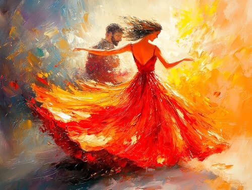 Tanzen Diamond Painting Erwachsene Groß XXL 25x35cm, 5D Diamond Painting Frau, DIY Runden Steine Kristall Kunst Basteln Erwachsene Anfänger Set, Wand Deko Wohnzimmer, Geschenke für Frauen ZT-G35 Tanzen Diamond Painting Erwachsene Groß XXL 25x35cm, 5D Diamond Painting Frau, DIY Runden Steine Kristall Kunst Basteln Erwachsene Anfänger Set, Wand Deko Wohnzimmer, Geschenke für Frauen ZT-G35 von GOUFEENG
