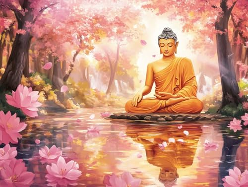 Zen Diamond Painting Erwachsene Groß XXL 60x80cm, 5D Diamond Painting Landschaft, DIY Runden Steine Kristall Kunst Basteln Erwachsene Anfänger Set, Wand Deko Wohnzimmer, Geschenke für Frauen 1H-QJ2 Zen Diamond Painting Erwachsene Groß XXL 60x80cm, 5D Diamond Painting Landschaft, DIY Runden Steine Kristall Kunst Basteln Erwachsene Anfänger Set, Wand Deko Wohnzimmer, Geschenke für Frauen 1H-QJ2 von GOUFEENG