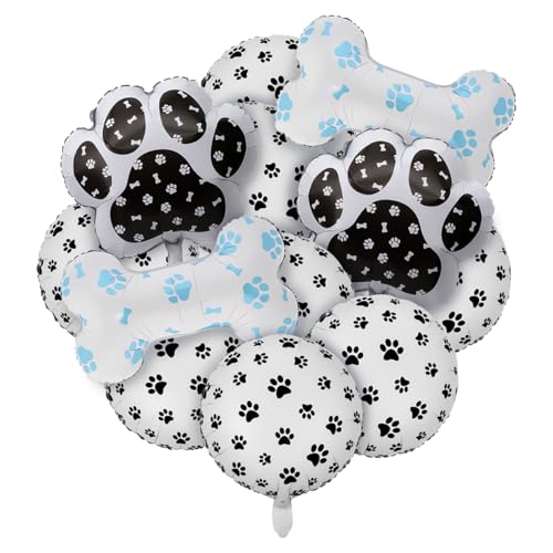 12-teiliges Hunde-Ballon-Set, Hundepfotenabdruck-Ballon, Knochenballon, für Kindergeburtstag, Party, Bauernhof-Themen-Dekorationen, Bauernhof, Rodeo, Western-Babyparty, Geburtstagsparty-Dekorationen 12-teiliges Hunde-Ballon-Set, Hundepfotenabdruck-Ballon, Knochenballon, für Kindergeburtstag, Party, Bauernhof-Themen-Dekorationen, Bauernhof, Rodeo, Western-Babyparty, Geburtstagsparty-Dekorationen von GOVAODE