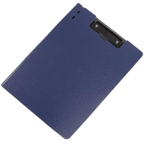Klemmbretter 2 stücke Zwischenablage Schreiben Unterstützung Datei Clips Büro Dokument Multifunktions Papier Organizer Multi-funktion für Dokumente(Blue) von GOXQIT