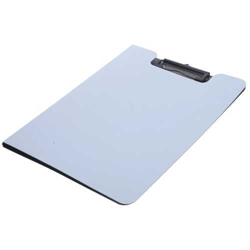 Klemmbretter 2 stücke Zwischenablage Schreiben Unterstützung Datei Clips Büro Dokument Multifunktions Papier Organizer Multi-funktion für Dokumente(Grey) von GOXQIT