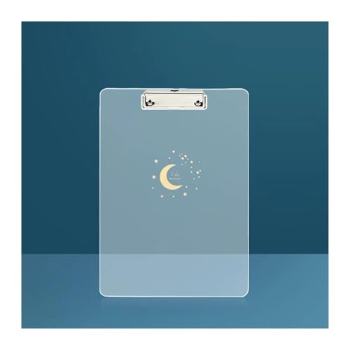 Klemmbretter 3 stücke Einfache A4 Dateien Halter Zwischenablage Kunststoff Zwischenablage Low Profile Clip Student Writing Pad for Büro Schule für Dokumente(WHITE) von GOXQIT