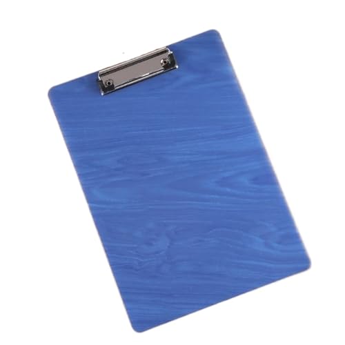 Klemmbretter 3 stücke Schreiben Blatt Pad A4 Schreiben Zwischenablage Mit Low Profile Clip Dokument Ordner A4 Papier Organizer Schreiben Tablet Durchscheinend für Dokumente(Blue) von GOXQIT