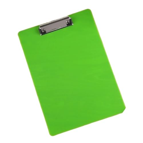 Klemmbretter 3 stücke Schreiben Blatt Pad A4 Schreiben Zwischenablage Mit Low Profile Clip Dokument Ordner A4 Papier Organizer Schreiben Tablet Durchscheinend für Dokumente(Green) von GOXQIT