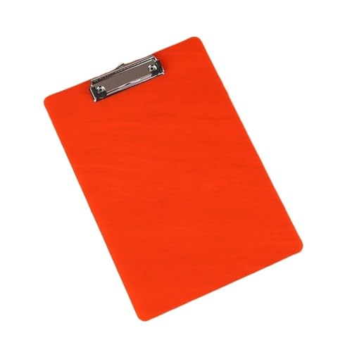 Klemmbretter 3 stücke Schreiben Blatt Pad A4 Schreiben Zwischenablage Mit Low Profile Clip Dokument Ordner A4 Papier Organizer Schreiben Tablet Durchscheinend für Dokumente(Red) von GOXQIT