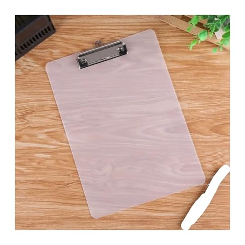 Klemmbretter 3 stücke Schreiben Blatt Pad A4 Schreiben Zwischenablage Mit Low Profile Clip Dokument Ordner A4 Papier Organizer Schreiben Tablet Durchscheinend für Dokumente(Transparent) von GOXQIT