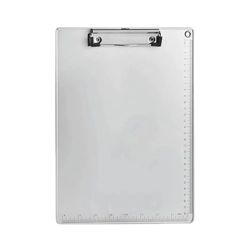 Klemmbretter 4 stücke Büro Liefert Papier Ticket Lagerung Datei Ordner Aluminium Legierung Schreibtafel Clip Zwischenablage Dokument Halter Schreibblöcke für Dokumente(A5) von GOXQIT