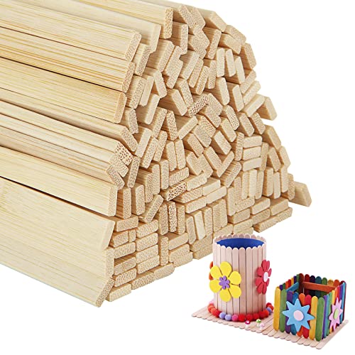 GOYADA 400 Stück Bambusholz-Bastelstäbe, 40 cm, extra lang, flache Bambusstäbchen, dicke Bambusstäbe, Holzstäbe für Handwerk, Kunst, Modellbau, Architekt, DIY-Projekte GOYADA 400 Stück Bambusholz-Bastelstäbe, 40 cm, extra lang, flache Bambusstäbchen, dicke Bambusstäbe, Holzstäbe für Handwerk, Kunst, Modellbau, Architekt, DIY-Projekte von GOYADA