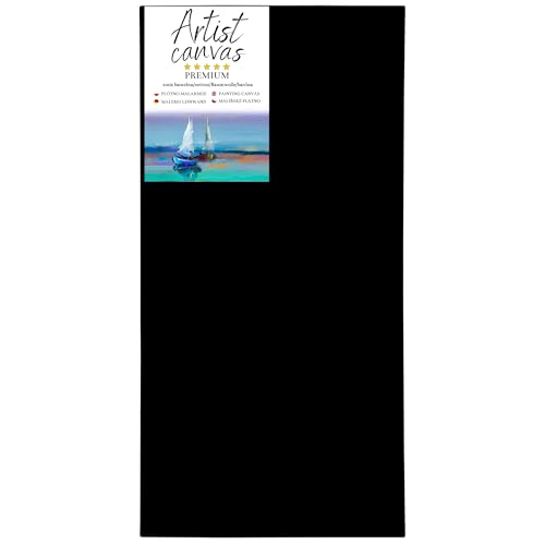 GP TONER Keilrahmen Leinwand Baumwolle Schwarz Leinwände Künstlerbedarf Malen verschiedene Größen Holzleisten 40x100 cm GP TONER Keilrahmen Leinwand Baumwolle Schwarz Leinwände Künstlerbedarf Malen verschiedene Größen Holzleisten 40x100 cm von GP TONER
