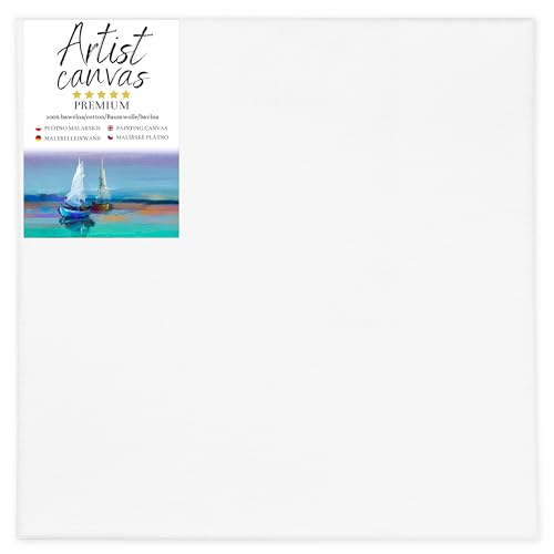 GP TONER Keilrahmen Leinwand Baumwolle Weiß Leinwände Künstlerbedarf Malen verschiedene Größen Holzleisten 80x80 cm GP TONER Keilrahmen Leinwand Baumwolle Weiß Leinwände Künstlerbedarf Malen verschiedene Größen Holzleisten 80x80 cm von GP TONER