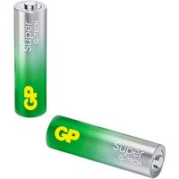 2 GP Batterien SUPER Mignon AA 1,5 V von GP