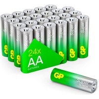 24 GP Batterien SUPER Mignon AA 1,5 V von GP