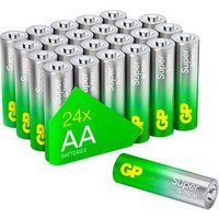 24 GP Batterien SUPER Mignon AA 1,5 V von GP