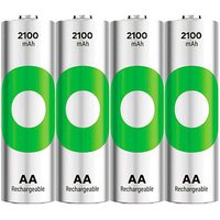 4 GP Akkus ReCyko+ Mignon AA 2.100 mAh von GP