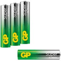 4 GP Batterien SUPER Micro AAA 1,5 V von GP