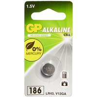 GP Knopfzelle LR43 1,5 V GP Knopfzelle LR43 1,5 V von GP