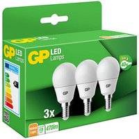 3 GP LED-Lampen Deco Mini Globe E14 4,9 W matt von GP