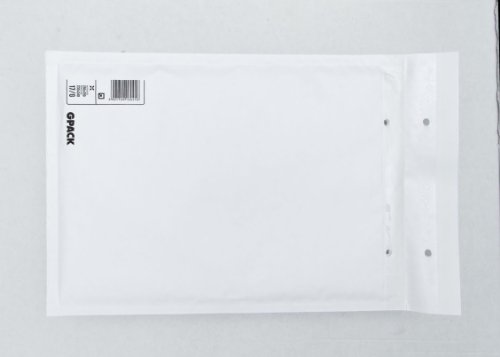 100 Stück Gr. G/7 Luftpolstertaschen Versandtaschen Umschläge [ 230 x 340 mm ] Weiß DIN A4 Briefumschlag von GPACK