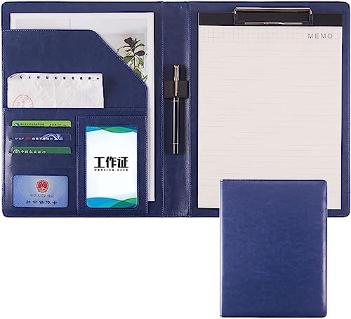 GPDKMNJR, A4 Größe Zwischenablage for Business Schule Büro Konferenz Notizblock Clip Boards(Blue) von GPDKMNJR