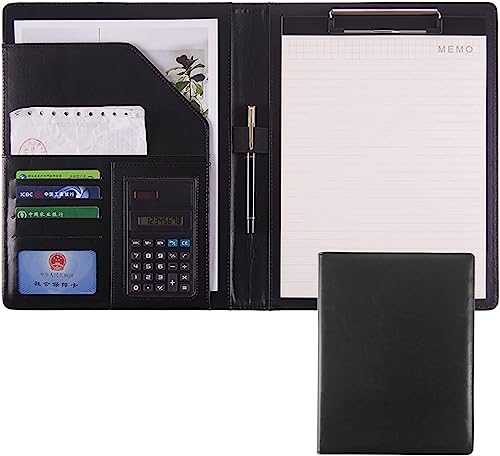 GPDKMNJR, A4 Größe Zwischenablage for Business Schule Büro Konferenz Notizblock Clip Boards(Svart) von GPDKMNJR