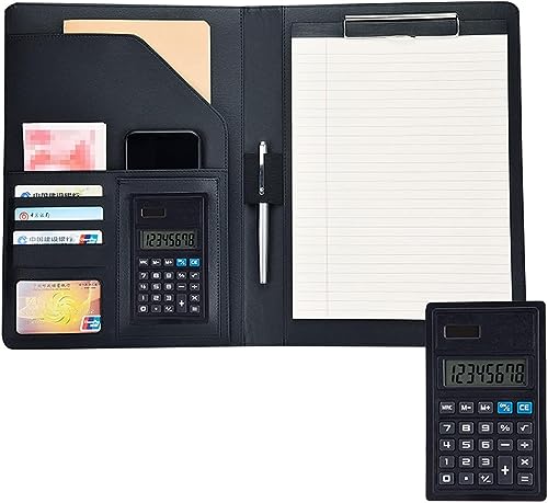 GPDKMNJR, A4-Ordner Konferenz for Legal Pad for Business School Büro Konferenz(Svart) von GPDKMNJR