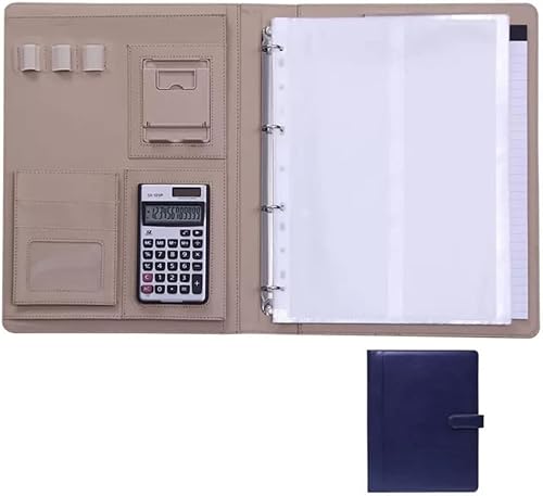 GPDKMNJR, Dokumenten-Organizer, A4, Schreibblock, Notizblock for Männer und Frauen(Blue) von GPDKMNJR