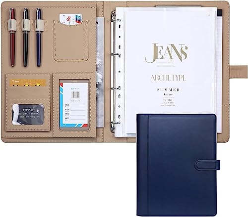 GPDKMNJR, Executive File Legal Document Organizer mit Taschen for Männer und Frauen(Blue) von GPDKMNJR