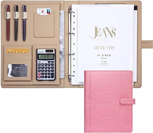 GPDKMNJR, Executive File Legal Document Organizer mit Taschen for Männer und Frauen(Roze) von GPDKMNJR