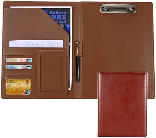 GPDKMNJR, Halter Lebenslauf Interview Dokument Organizer Konferenz Notizblock Clip Boards(Bruin) von GPDKMNJR