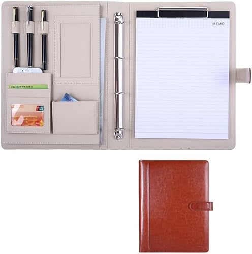 GPDKMNJR, Hülle Ringbuch Datei Lebenslauf Dokument Tasche(Bruin) von GPDKMNJR