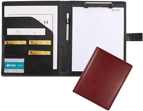 GPDKMNJR, Klemmbrett mit Abdeckung for Rechtsblockhalter, Briefgröße A4, for Geschäftskonferenzen, Notizblöcke, Klemmbretter(Bruin) von GPDKMNJR