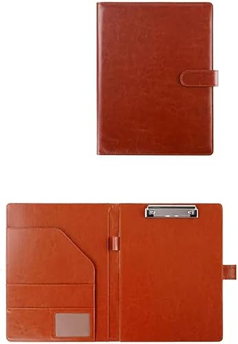 GPDKMNJR, Zwischenablage Ordner Legal Pad Halter Brief Größe A4 Schreibblock for Business Schule Büro Konferenz Clip Boards(Bruin) von GPDKMNJR