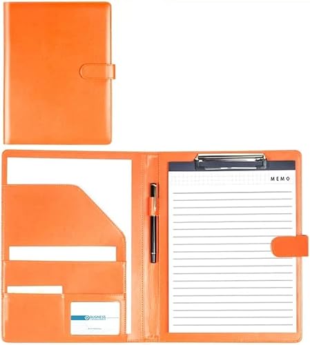GPDKMNJR, Zwischenablage-Ordner for Rechtsblockhalter, A4-Schreibblock for Business School, Büro, Konferenz-Zwischenablage(Oranje) von GPDKMNJR