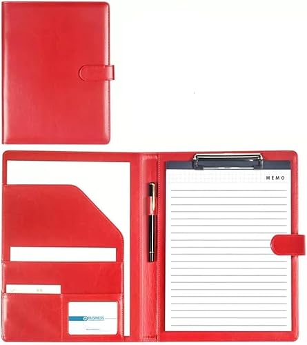 GPDKMNJR, Zwischenablage-Ordner for Rechtsblockhalter, A4-Schreibblock for Business School, Büro, Konferenz-Zwischenablage(Rood) von GPDKMNJR