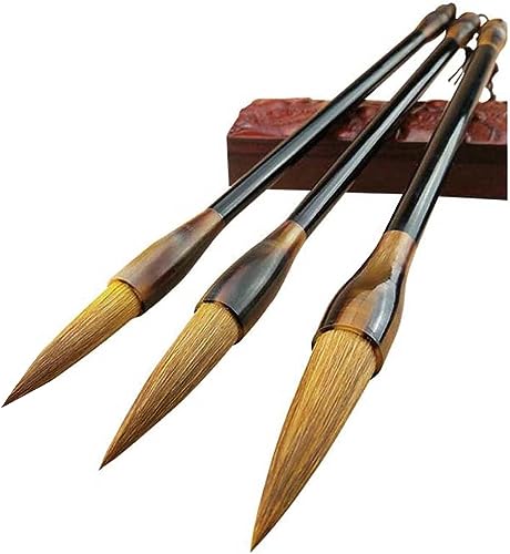GPDMNBNX, 1 Stück Wolfshaar-Pinsel, traditioneller chinesischer Kalligraphie-Pinsel, japanischer Kanji-Malpinselstift for Kalligraphie, Schreiben, Kunstmalerei GPDMNBNX, 1 Stück Wolfshaar-Pinsel, traditioneller chinesischer Kalligraphie-Pinsel, japanischer Kanji-Malpinselstift for Kalligraphie, Schreiben, Kunstmalerei von GPDMNBNX