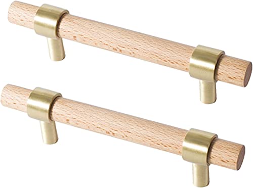 GPDNBIEU, 2 Stück Ziehknöpfe Schubladenschrankgriff T-Griffe Türgriffe for Schrankküchenschrankgriffe(Hole Distance:96mm) von GPDNBIEU