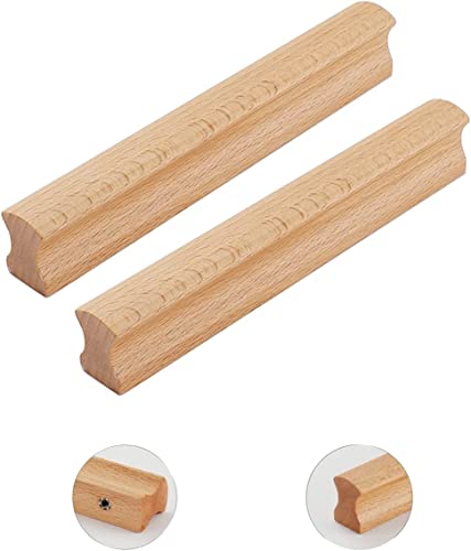 GPDNBIEU, 2 x runde Schrankmöbel, Küchengriffe for Kommode, Schublade, Kleiderschrank, bogenförmiger Griff, Möbeltür, Schrank(Length 160mm) von GPDNBIEU