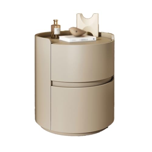 GPDNBIEU, Moderner Bett-Nachttisch, kleiner Tischständer mit Stauraum, Kommode for Schlafzimmer, Nachttische aus Holz, Nachttisch-Beistelltische for und Wohnzimmer(Beige,40x40x50cm) von GPDNBIEU